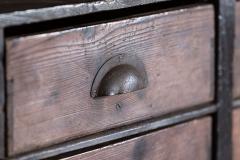 19thC English Scratch Built Pine Bank Drawers - 2793212