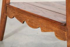 19thC English Vernacular Elm Cricket Table - 4039675