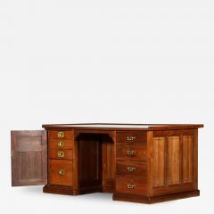 19thC English Walnut Desk - 3679393