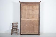 19thC French Bleached Walnut Veneer Armoire - 2136394