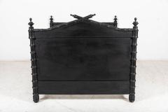 19thC French Ebonised Faux Bamboo Bedroom Suite - 2263494