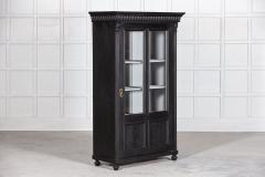 19thC French Ebonised Glazed Display Cabinet - 2689470
