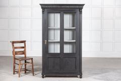 19thC French Ebonised Glazed Display Cabinet - 2689472