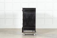 19thC French Ebonised Walnut Commode - 3528864