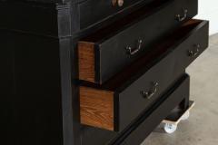 19thC French Ebonised Walnut Commode - 3528867