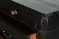 19thC French Ebonised Walnut Commode - 3528868