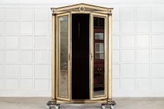 19thC French Empire Painted Oak Armoire - 4470112