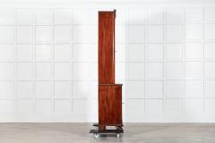 19thC French Flame Mahogany Glazed Bookcase - 4024715