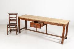 19thC French Fruitwood Drapers Table - 2047876