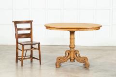 19thC French Fruitwood Pine Oval Table - 3611095