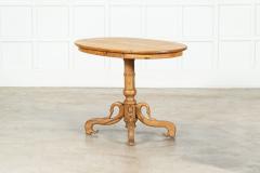 19thC French Fruitwood Pine Oval Table - 3611096