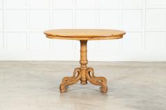 19thC French Fruitwood Pine Oval Table - 3611097