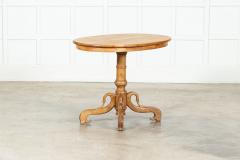 19thC French Fruitwood Pine Oval Table - 3611098