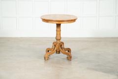 19thC French Fruitwood Pine Oval Table - 3611101