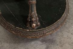 19thC French Gilt Green Painted Floor Lamp - 2989658