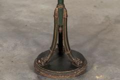 19thC French Gilt Green Painted Floor Lamp - 2989664