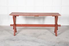 19thC French Gypsy Trestle Table - 2665340