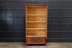 19thC French Mahogany Astral Glazed Vitrine Bookcase - 2070395