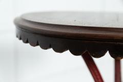 19thC French Mahogany Cast Iron Side Table - 3342617