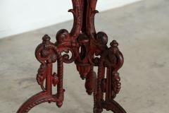 19thC French Mahogany Cast Iron Side Table - 3342620