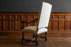 19thC French Mahogany Louis XIV Style Armchair - 1964618