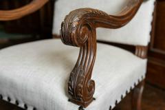 19thC French Mahogany Louis XIV Style Armchair - 1964623