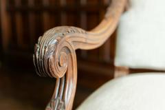 19thC French Mahogany Louis XIV Style Armchair - 1964624