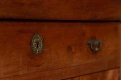 19thC French Marble Empire Fruitwood Commode - 3043470