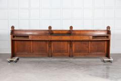 19thC French Oak Bank Counter - 2768928