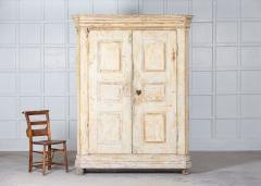 19thC French Painted Pine Armoire - 2722085