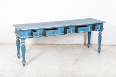 19thC French Painted Provincial Console Hall Table - 2521607