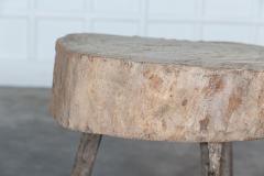 19thC French Provincial Elm Chopping Block Table - 2929869