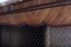 19thC French Walnut Armoire Bookcase - 2404075