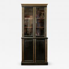 19thC Glazed Ebonised Bookcase - 1955051