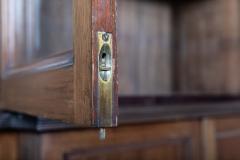 19thC Glazed Mahogany Breakfront Bookcase - 2236569