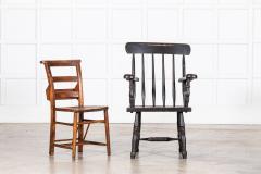 19thC Irish Ebonised Famine Chair - 3784357