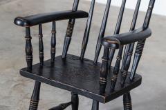 19thC Irish Ebonised Famine Chair - 3784363