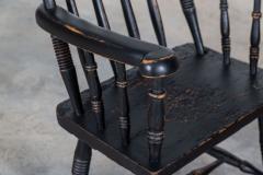 19thC Irish Ebonised Famine Chair - 3784366