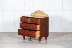 19thC Irish Grained Pine Chest Drawers - 2852225