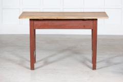 19thC Irish Painted Vernacular Pine Table - 2831516