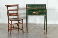 19thC Irish Painted Vernacular Pine Work Table - 3268334