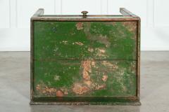 19thC Irish Painted Vernacular Pine Work Table - 3268337