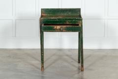 19thC Irish Painted Vernacular Pine Work Table - 3268341