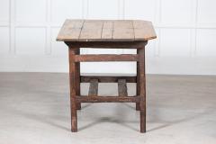 19thC Irish Vernacular Painted Pine Farmhouse Table - 2758708