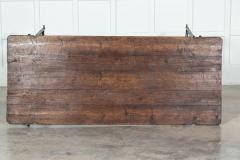 19thC Iron Pine Trestle Table - 3128712