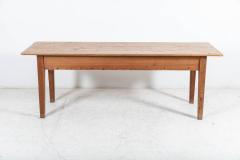 19thC Large English Pine Farmhouse Table - 2263592