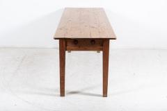 19thC Large English Pine Farmhouse Table - 2263598