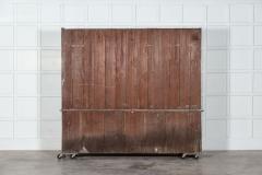 19thC Large English Pine Glazed Butlers Pantry Cabinet - 2949913