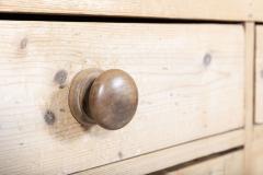 19thC Large English Pine Glazed Panelled Dresser - 2536208