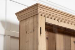 19thC Large English Pine Glazed Panelled Dresser - 4145883